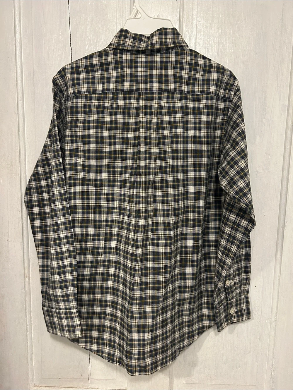 Polo Ralph Lauren Check Print Button Down Sport Shirt Size M youth 12-14